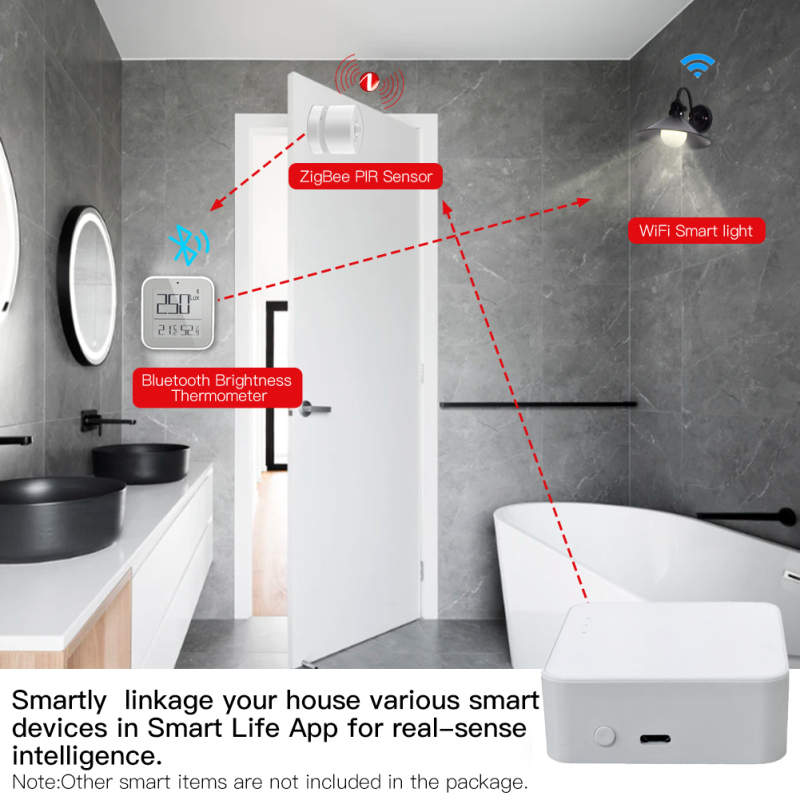 Tuya Wifi Zigbee Bluetooth smart 3.0 gateway home automation gateway app control - Smart Home - 5