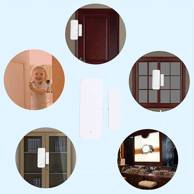 Tuya smart wifi door sensor window detector home depot alarm tuya smart app control - Door Sensor - 5