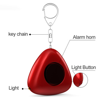 SOS safety alert keychain 130db personal emergency alarm for women - Personal Alarms - 1