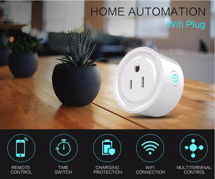 WiFi Zigbee in-wall smart timer plug socket TP20 US smart socket google voice tuya app - Smart Home - 2