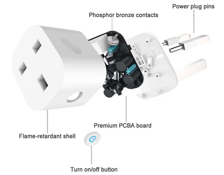 Google Alexa Voice Remote Control Light Wall Power Plug Ce Rohs UK 13A wifi smart plug socket - Smart Home - 2