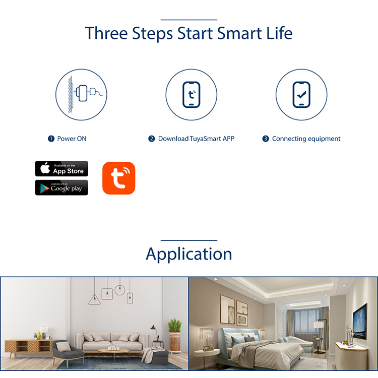 WiFi Zigbee in-wall smart timer plug socket TP20 US smart socket google voice tuya app - Smart Home - 4