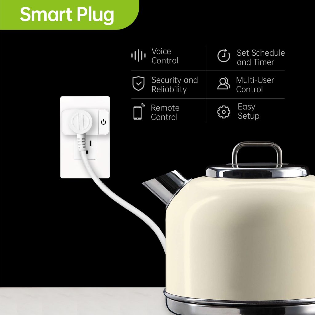 Bluetooth wifi zigbee smart power plug sockets TP24 UK remote control with Google Alexa - Smart Home - 2
