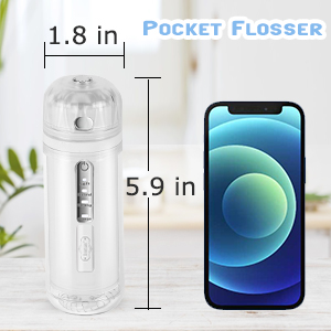 Dental Water Jet Cordless Water Flosser Teeth Cleaner Water Dental Oral Irrigator Portable Rechargeable for Braces Tooth Cleaning Travel with 3 Modes IPX7 Waterproof - Home Care - 6