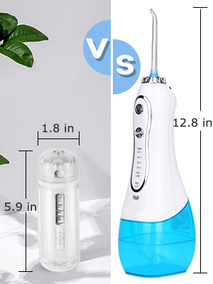 Dental Water Jet Cordless Water Flosser Teeth Cleaner Water Dental Oral Irrigator Portable Rechargeable for Braces Tooth Cleaning Travel with 3 Modes IPX7 Waterproof - Home Care - 8